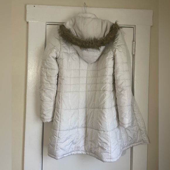 Lane Crawford White MIDI Bubble Jacket Size Small - Picture 5 of 7